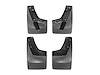 NO DRILL MUDFLAPS BLACK CHEVROLET TAHOE 2015-2017 - image 1