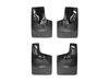 NO DRILL MUDFLAPS BLACK CHEVROLET COLORADO 2015-2017 NO FENDER FLARES/LIP MOULDING - image 2