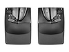 NO DRILL MUDFLAPS BLACK TOYOTA TACOMA 2016-2017 FITS SR AND SR% WITH NO APPEARANCE PACKAGE; NO FENDE - image 1