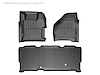 FRONT/REAR FLOORLINERS BL FORD F-250/F-350/F-450/F-550 1999-2007 FITS SUPER CAB EXTENDED CAB ONLY. W - image 1