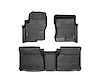 FRONT/REAR FLOORLINERS BL NISSAN FRONTIER 2008-2011 FITS EXTENDED CAB WITH TWO RETENTION HOOKS ON DR - image 1