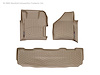 FRONT/REAR FLOORLINERS TA FORD F-250/F-350/F-450/F-550 2008-2010 FITS SUPER CREW WITH MANUAL 4X4 FLO - image 1