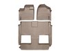 FRONT/REAR FLOORLINERS BL CHRYSLER TOWN & COUNTRY 2011-2016 FITS MODELS WITH 1 RETENTINO HOOK ON THE - image 3