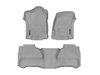 FRONT/REAR FLOORLINERS GR CHEVROLET SILVERADO 1500 2014-2017 CREW CAB; NON FLOW-THROUGH CONSOLE; WIT - image 3