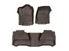FRONT/REAR FLOORLINERS CO CHEVROLET SILVERADO 1500 2014-2017 CREW CAB; NON FLOW-THROUGH CONSOLE; WIT - image 2