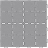 TechFloor w/Raised Squares - 12" x 12"