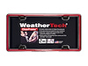 ClearFrame License Plate Frame - Red/Black - image 1