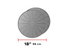 18IN ROUND COASTERS - GRE