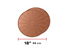 18IN ROUND COASTERS-TERRA