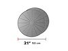 GREY 21  ROUND COASTERS - - image 1