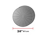 GREY 24  ROUND COASTERS - - image 1
