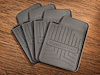 DRINK COASTERS 4'' SQUARE - image 1