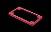 Motorcycle Billet Plate Frame - Red - image 1