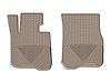 FRONT RUBBER MATS TAN BMW 4-SERIES 2014-2017 FITS COUPE CONVERTIBLE AND GRAN COUPE - image 1