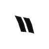 100V20 Hash Fender Accent Stripes, 2010-2015 Chevy Camaro, Matte Black, Driver Side Only - image 1