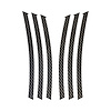 103V40 Side Fender Gill Decals, 2010-2013 Chevy Camaro, Black Carbon Fiber - image 1