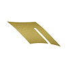 105V59 Fender Accent Hash Stripe Decal, 2016-2023 Chevy Camaro, Metallic Gold, Driver Side Only - image 1
