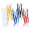 114V13 Vinyl Claw Thrash Mark Headlight Decal, Universal, Gloss Gold - image 1