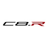118V01 C8.R Fender Script Decal, 2020-2024 Chevy Corvette, Gloss Black/Red - image 1