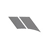 121V41 Grand Sport-Style Fender Accent Stripes, 2005-2013 Chevy Corvette, Silver Carbon Fiber, Left/Driver - image 1