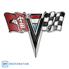 1589 Emblem, 1963-1964 Chevy Corvette, Nose - image 1