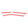 200384 Interior Dash Trim Accents, 2020-2023 Chevy Corvette, Red Carbon Fiber - image 1