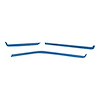 200389 Interior Dash Trim Accents, 2020-2023 Chevy Corvette, Blue Brushed Steel - image 1