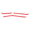 200396 Interior Dash Trim Accents, 2020-2023 Chevy Corvette, Anodized Matte Red - image 1