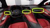 200398 Interior Dash Trim Accents, 2020-2023 Chevy Corvette, Matte Black - image 2