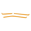 200400 Interior Dash Trim Accents, 2020-2023 Chevy Corvette, Gloss Orange - image 1