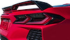 200438 Lamin-X Tail Light Blackout Overlay Decals, 2020-2023 Chevy Corvette, Medium Smoked - image 1