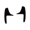 200717 Paddle Shifter Vinyl Overlay Decals, 2014-2019 Chevy Corvette, Gloss Black - image 1