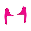 200726 Paddle Shifter Vinyl Overlay Decals, 2014-2019 Chevy Corvette, Gloss Pink - image 1
