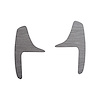 200738 Paddle Shifter Vinyl Overlay Decals, 2014-2019 Chevy Corvette, Brushed Aluminum - image 1