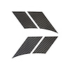 201006 Grand Sport-Style Fender Accent Stripes, 2005-2013 Chevy Corvette, Black Carbon Fiber, Left/Driver & Right/Passenger - image 1