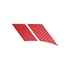 201008 Grand Sport-Style Fender Accent Stripes, 2005-2013 Chevy Corvette, Red Carbon Fiber, Left/Driver - image 1