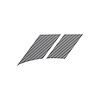201009 Grand Sport-Style Fender Accent Stripes, 2005-2013 Chevy Corvette, Silver Carbon Fiber, Right/Passenger - image 1