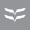201024 Front/Rear Emblem Flag Blackout Set, 2005-2013 Chevy Corvette, Gloss White - image 1
