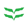 201027 Front/Rear Emblem Flag Blackout Set, 2005-2013 Chevy Corvette, Gloss Lime Green - image 1