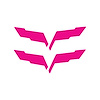201030 Front/Rear Emblem Flag Blackout Set, 2005-2013 Chevy Corvette, Gloss Pink - image 1