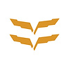 201035 Front/Rear Emblem Flag Blackout Set, 2005-2013 Chevy Corvette, Matte Orange - image 1
