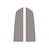 201051 60th 427 Split Stripe Design Hood Decal, 2013-2013 Chevy Corvette, Gloss Silver - image 1