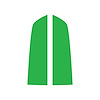 201052 60th 427 Split Stripe Design Hood Decal, 2013-2013 Chevy Corvette, Gloss Lime Green - image 1