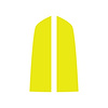 201054 60th 427 Split Stripe Design Hood Decal, 2013-2013 Chevy Corvette, Gloss Yellow - image 1