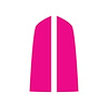 201055 60th 427 Split Stripe Design Hood Decal, 2013-2013 Chevy Corvette, Gloss Pink - image 1