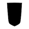 201060 427 Style Hood Stripe, 2005-2013 Chevy Corvette, Solid Gloss Black - image 1