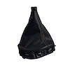 201250 Manual Shift Boot, 1997-2004 Chevy Corvette, Black Leather W/Silver Stitching - image 1