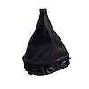 201256 Manual Shift Boot, 1997-2004 Chevy Corvette, Black Leather W/Red Stitching - image 1