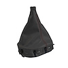 201257 Manual Shift Boot, 1997-2004 Chevy Corvette, Charcoal Leather W/Red Stitching - image 1