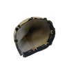 201259 Manual Shift Boot, 1997-2004 Chevy Corvette, Beige Leather W/Red Stitching - image 4
